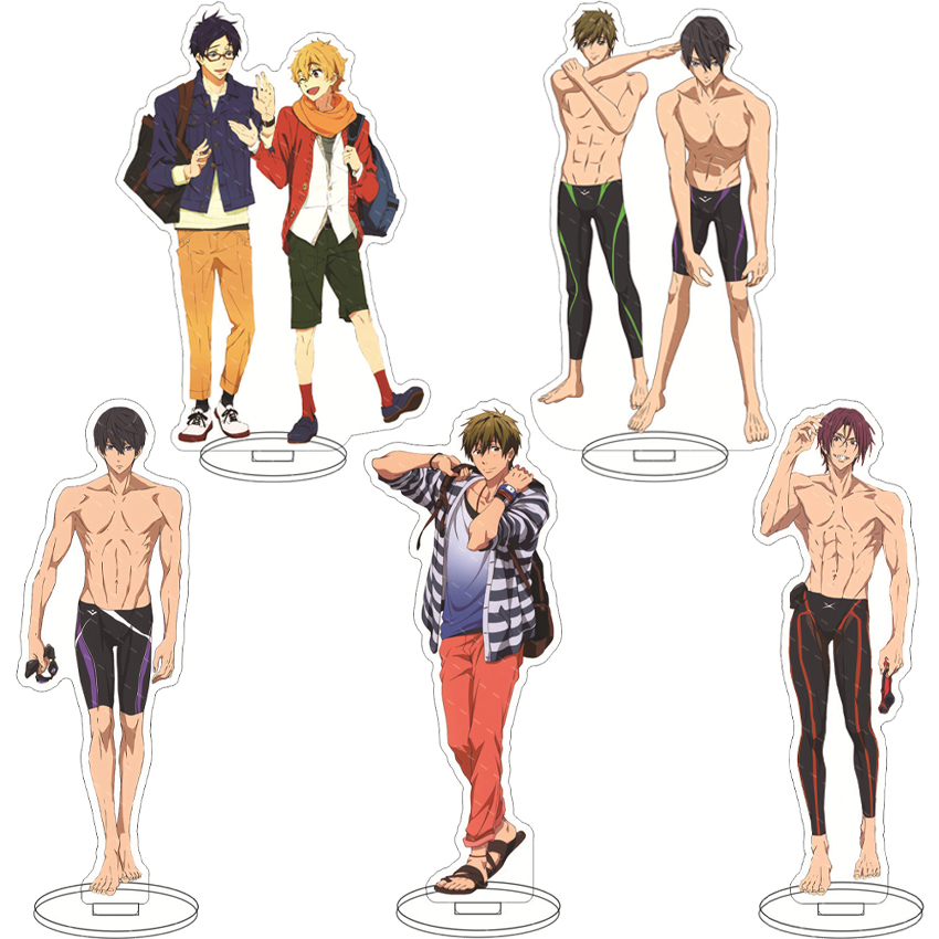 16CM Anime Acrylic Figure Free - Anime Merchandise Collection ulasan dan harga