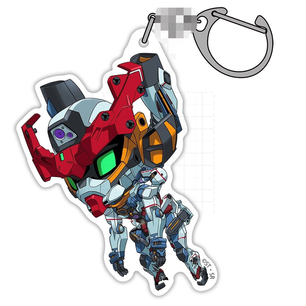 Gundam GQuuuuuuX Anime Keychai - Bandai Gundam Hg ulasan dan harga