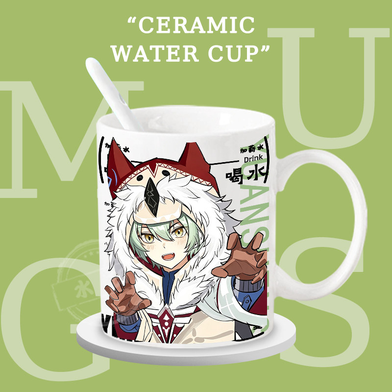 Game Genshin Impact Cute Ceram - Anime Merchandise Mugs ulasan dan harga